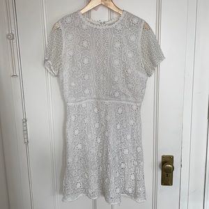 Loft Lace Eyelet Dress